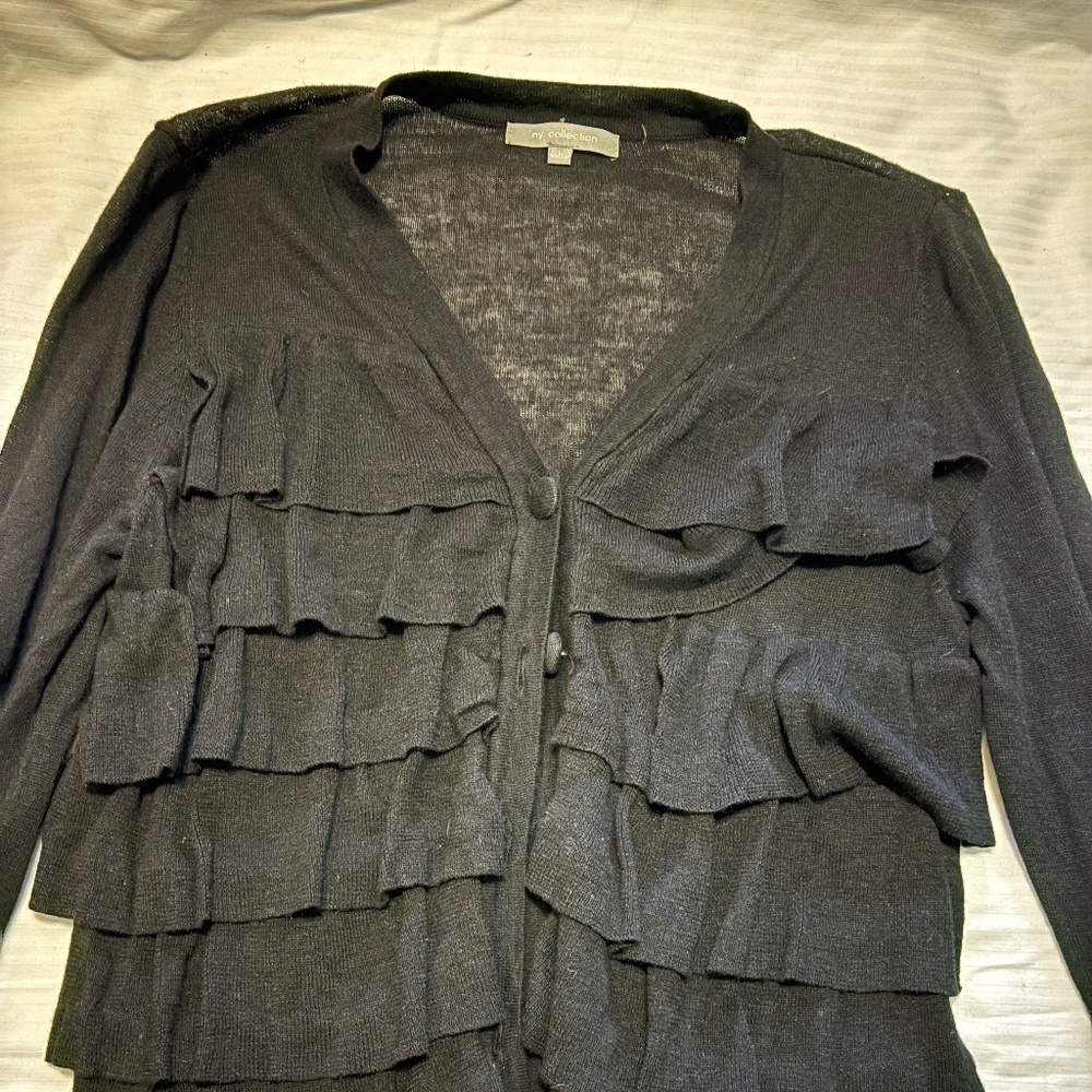 A ruffle sweater